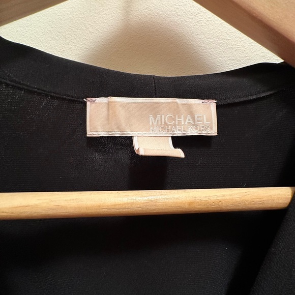 MICHAEL KORS! Black, stretchy, high- low hem dress! Perfect for a fall wedding! - Picture 2 of 5